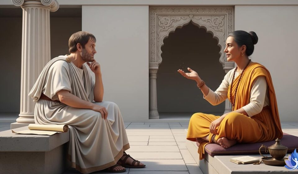 Greek Philosopher vs. Yogini