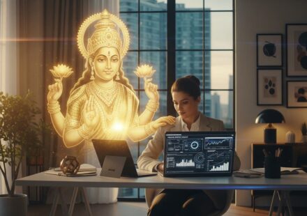 Lakshmi Isn’t Just About Money. She’s the Goddess of Your Economic Independence. Lakshmi Isn't Just About Money She's Your Economic Independence