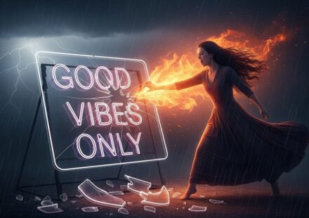 Toxic Positivity Is a Trap. Channel the Sacred Rage of Goddess Kali Instead. Toxic Positivity Is a Trap - Channel Goddess Kali's Sacred Rage